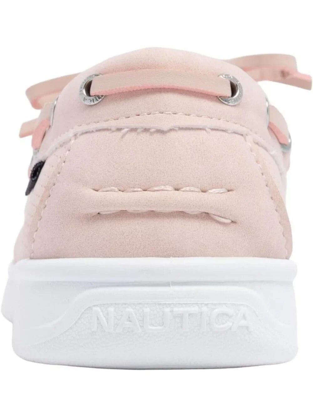 Women's Blush Perf Faux Leather Moc-Toe Loafers with Cushioned Insole Sneakers